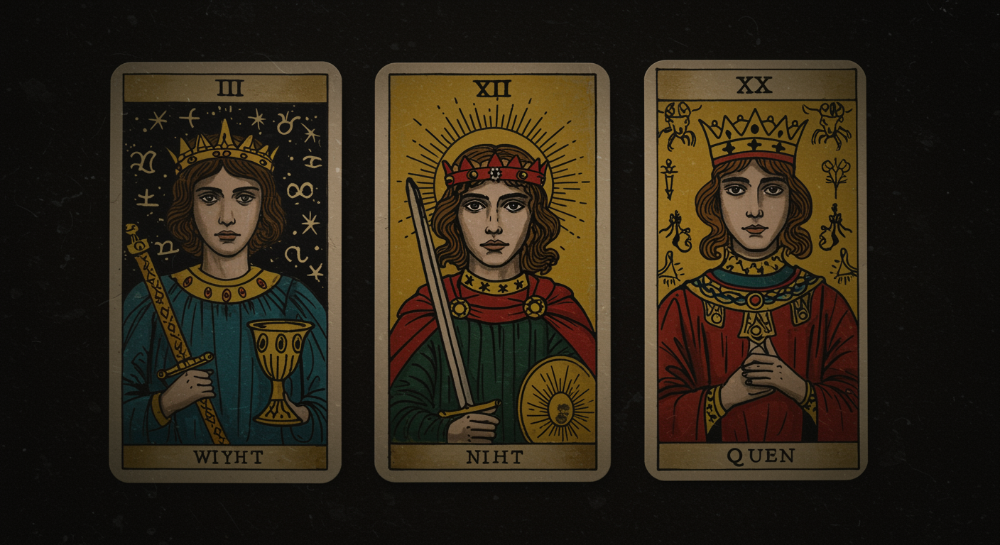 Karty dworskie Tarot interpretacja relacje – jak czytać w związkach?
