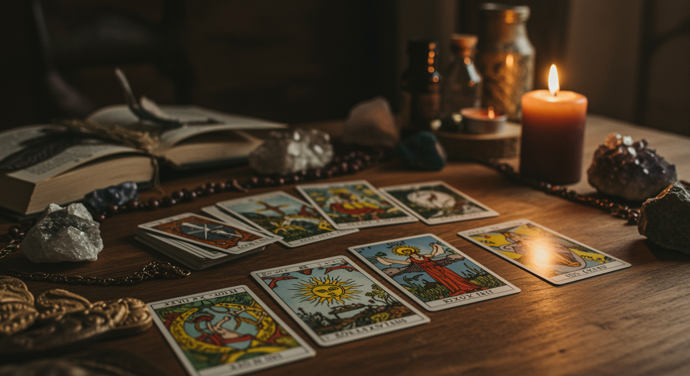Tarot i samorefleksja: odkryj swoje wewnętrzne ja krok po kroku